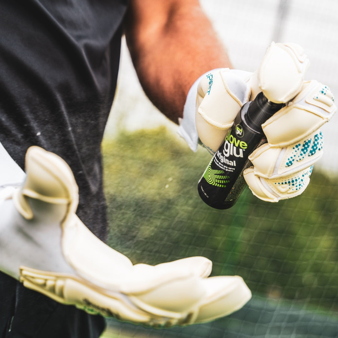 s:PIRIT gloveglu Original White/Blue + OG Grip