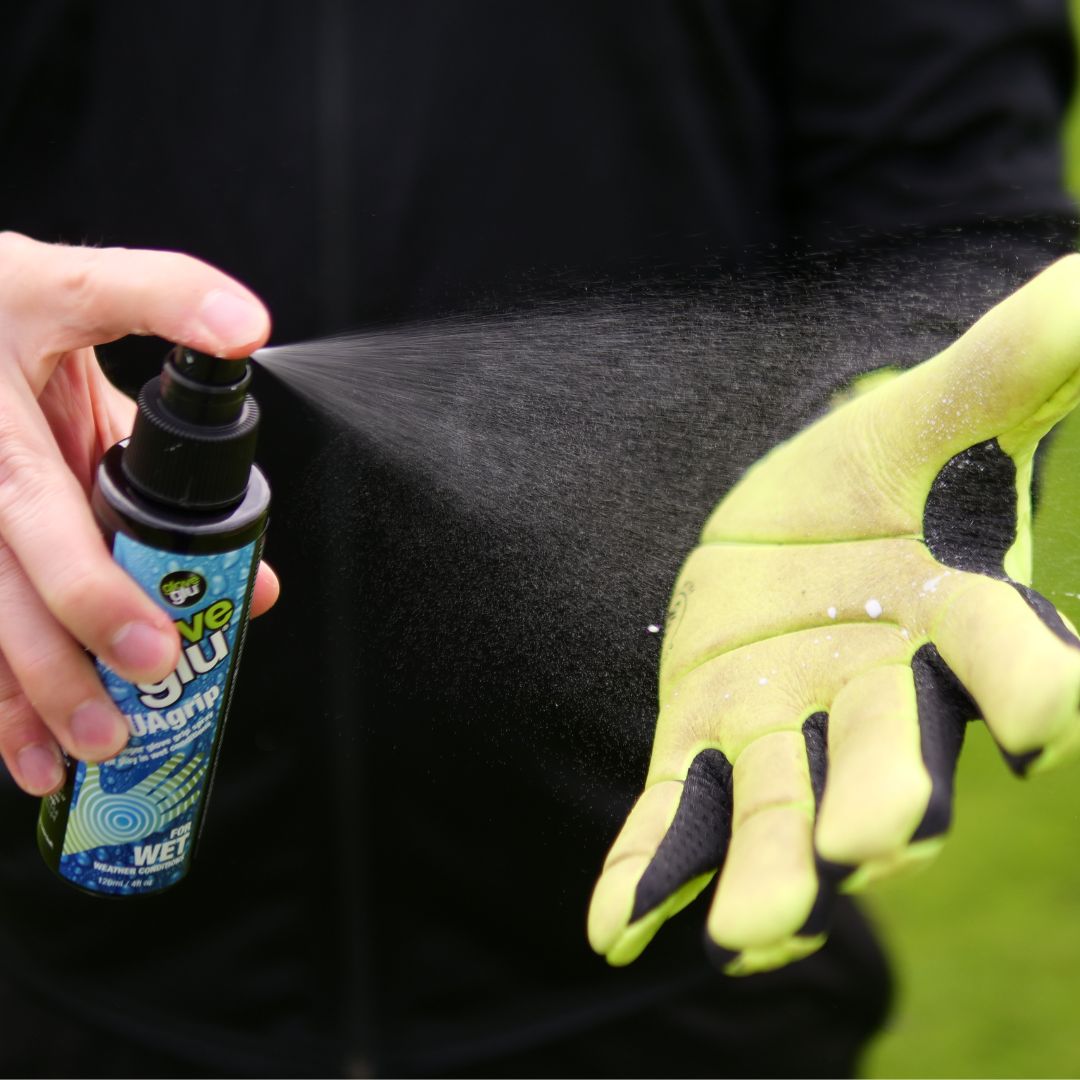  gloveglu 120ml AQUAgrip Goalkeeper Glove Spray - Perfect for  Goalkeeping Gloves in Wet Conditions : Tools & Home Improvement