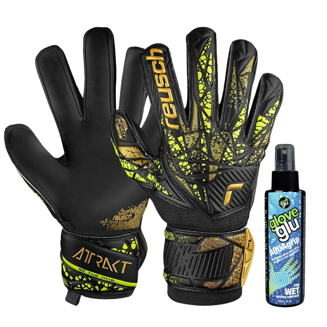 Reusch Attrakt Infinity Finger Support x AQUAgrip