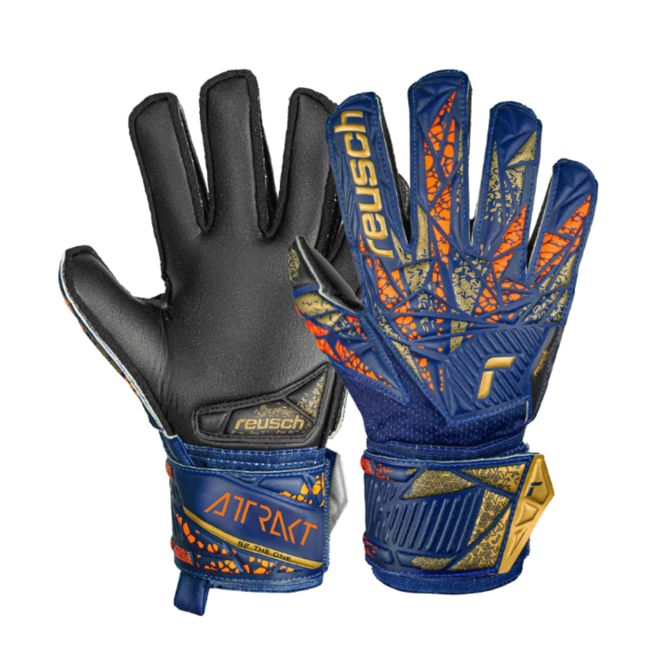 gloveglu x Reusch Attrakt Silver Junior