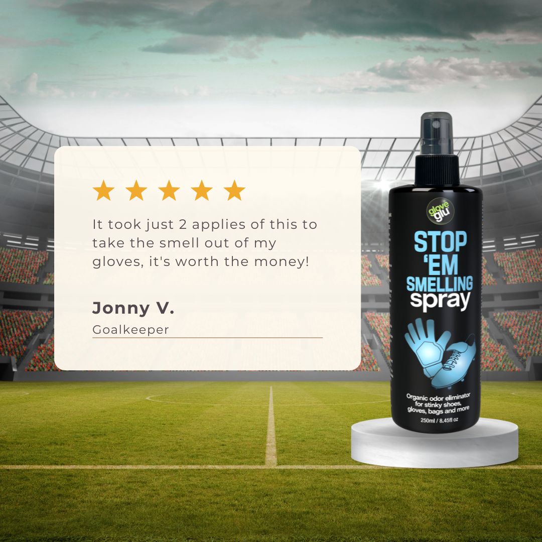 Smelling Shoe Odour Eliminator Spray, Football Boot Freshener | gloveglu
