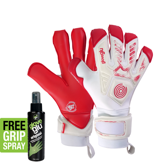 h:YPNO gloveglu Original Red/White - Junior + OG Grip