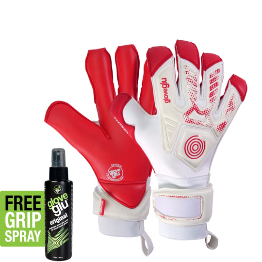 h:YPNO gloveglu Original Red/White - Junior + OG Grip