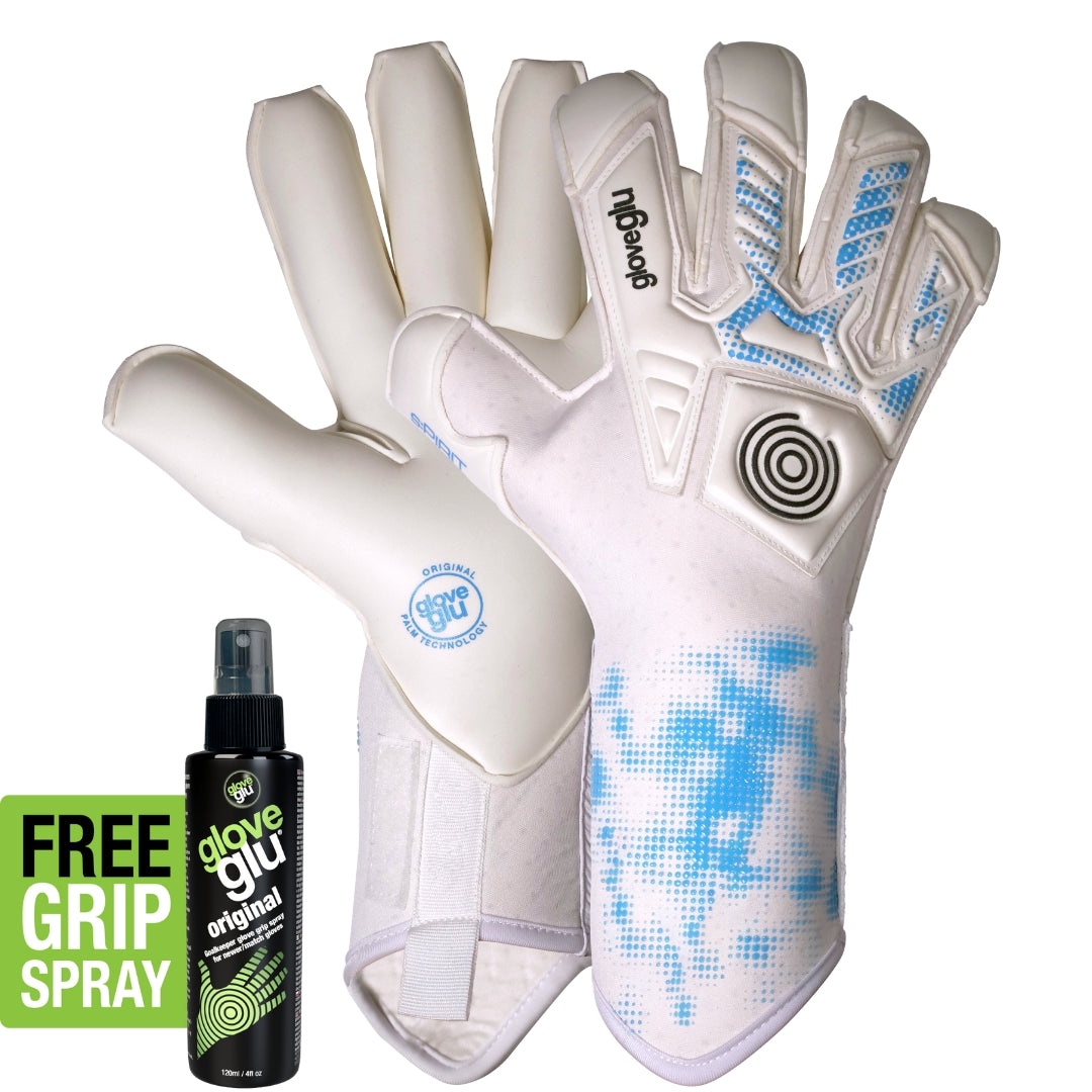 s:PIRIT gloveglu Original White/Blue + OG Grip