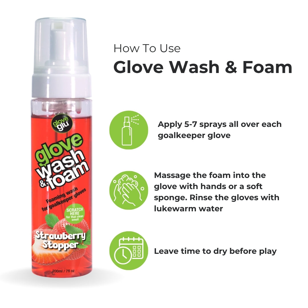 Glove Wash & Foam - Strawberry Stopper