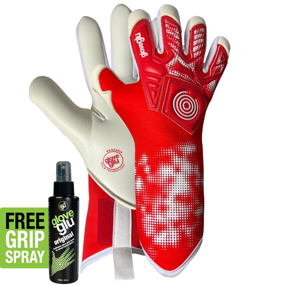 t:RANCE gloveglu MEGAgrip Red/White + OG Grip