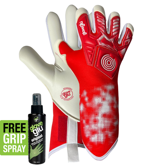 t:RANCE gloveglu MEGAgrip Red/White + OG Grip