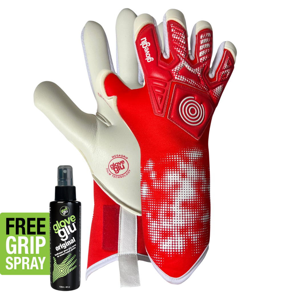t:RANCE gloveglu MEGAgrip Red/White + OG Grip